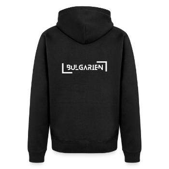 Bulgarie - Veste à capuche bio Premium Unisexe - noir - Dos - Nico (187cm)