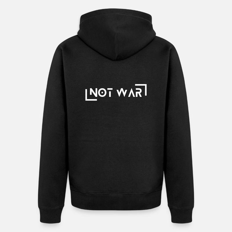 L’urgence était - Veste à capuche bio Premium Unisexe - noir
