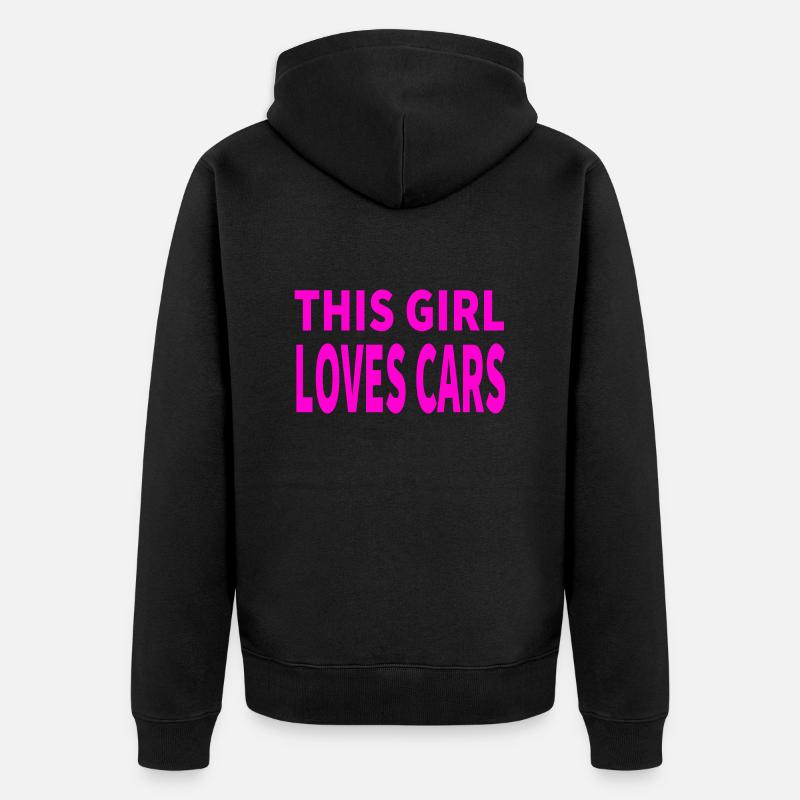 Auto - Unisex Premium Bio Zip Hoodie - Schwarz