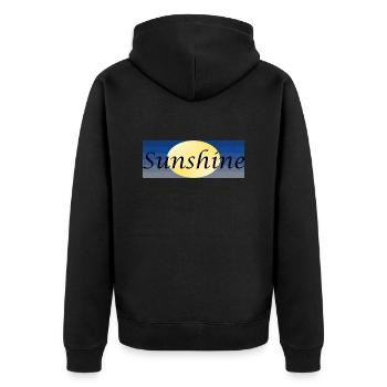 Sunshine - Veste à capuche bio Premium Unisexe - noir - Dos - Nico (187cm)