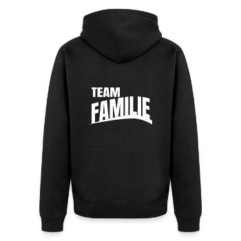 adopté oncle relationship ritter famille - Veste à capuche bio Premium Unisexe - noir - Dos - Nico (187cm)
