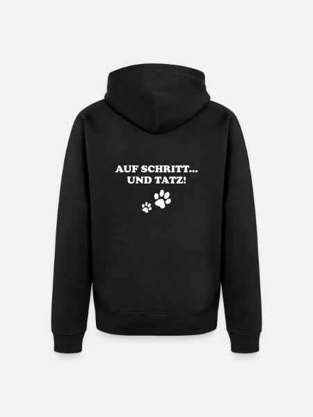 At every turn - Unisex Premium Organic Zip Hoodie - black