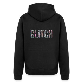 Glitch Ordinateur PC Électronique Gaming Media Art - Veste à capuche bio Premium Unisexe - noir - Dos - Nico (187cm)