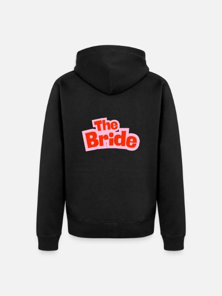 The Bride - Unisex Premium Organic Zip Hoodie - black