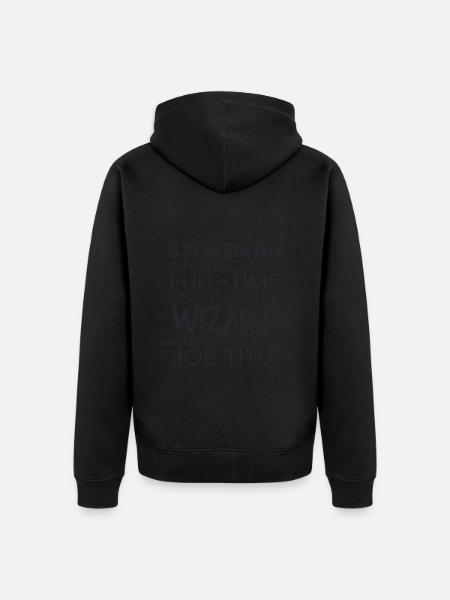 Storeman multitasking Wizard - Unisex Premium Organic Zip Hoodie - black