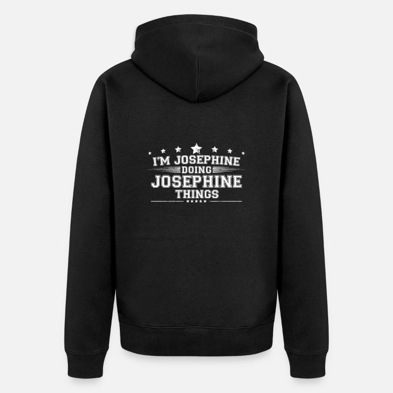 Josephine - Veste à capuche bio Premium Unisexe - noir