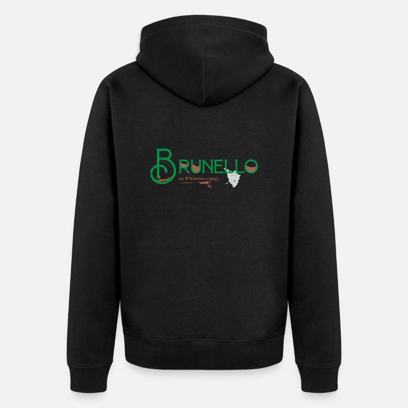 Brunello Reg - Veste à capuche bio Premium Unisexe - noir