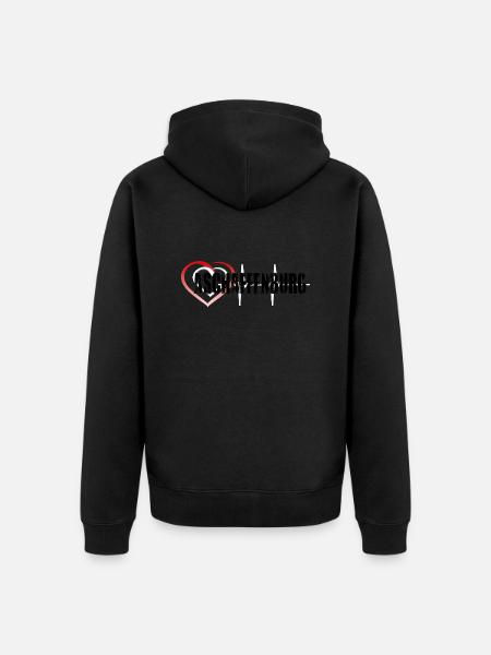 Aschaffenburg - Unisex Premium Bio Zip Hoodie - Schwarz