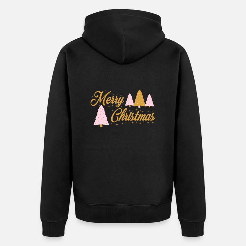 Joyeux Noël - Veste à capuche bio Premium Unisexe - noir