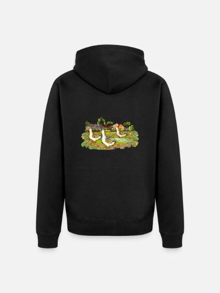 Canard - Veste à capuche bio Premium Unisexe - noir