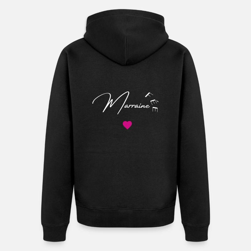Fée marraine - Veste à capuche bio Premium Unisexe - noir