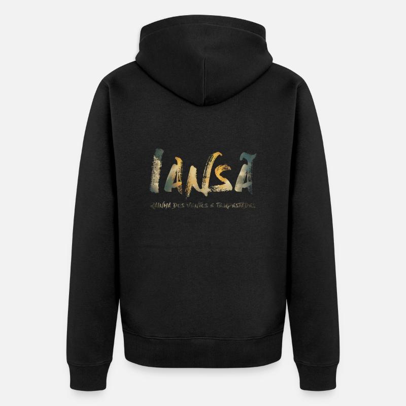 Iansã - Veste à capuche bio Premium Unisexe - noir