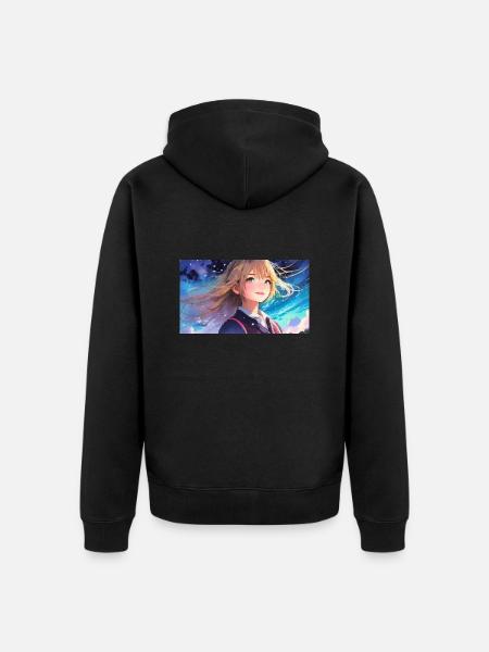 SWS FILLE - Veste à capuche bio Premium Unisexe - noir