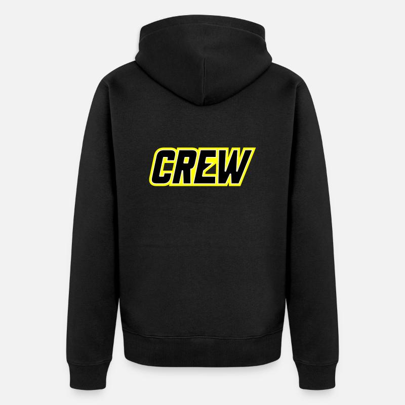 Équipage - Veste à capuche bio Premium Unisexe - noir