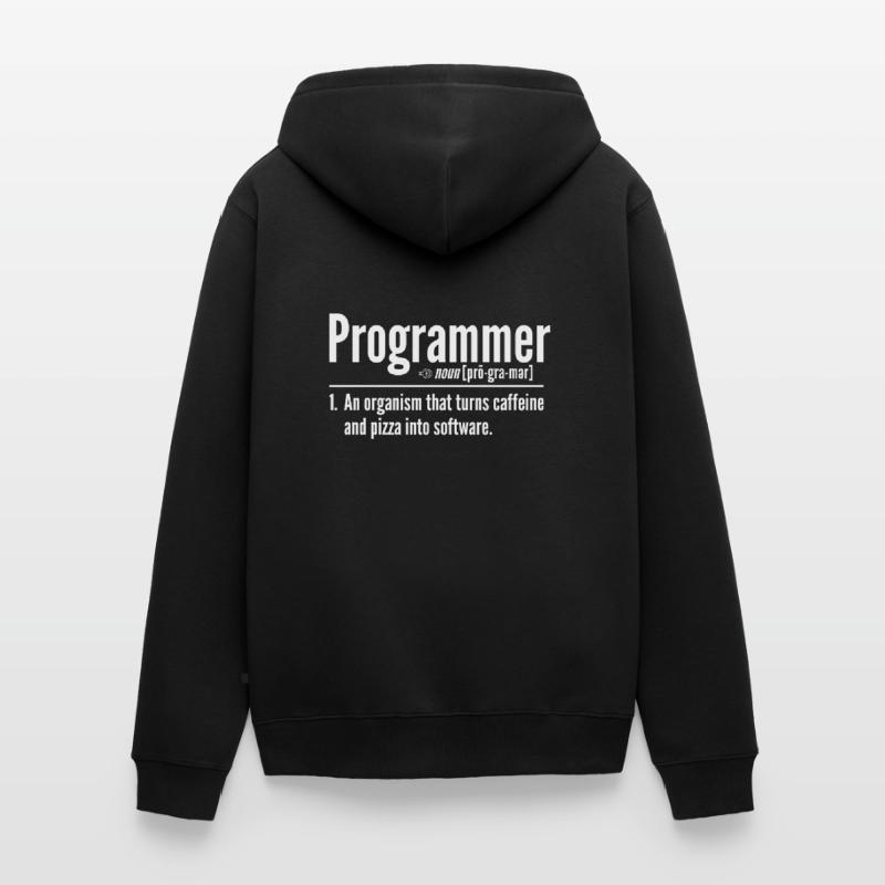Programmierer Unisex Premium Bio Zip Hoodie
