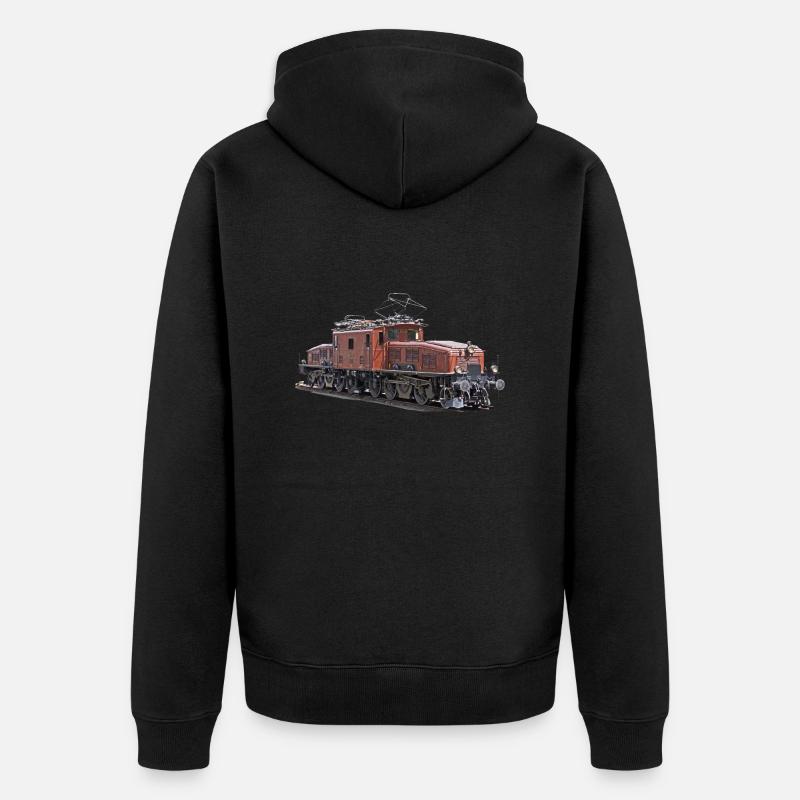 Crocodile CFF CE6 / 8 - Veste à capuche bio Premium Unisexe - noir