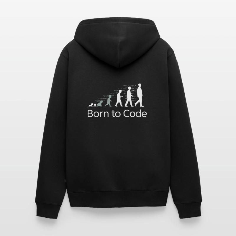 NÉ POUR CODER Veste à capuche bio Premium Unisexe