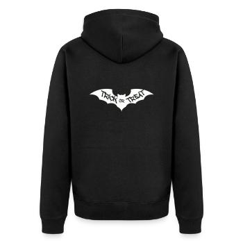 Chauve-souris Trick or Treat - Veste à capuche bio Premium Unisexe - noir - Dos - Nico (187cm)