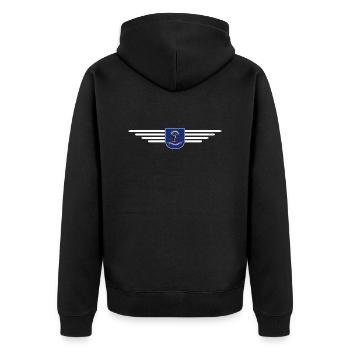 T-shirt de fan du Dakota du Nord – Parfait pour les fans - Veste à capuche bio Premium Unisexe - noir - Dos - Nico (187cm)