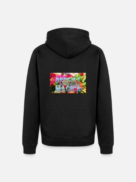 IMG 2577 - Unisex Premium Organic Zip Hoodie - black