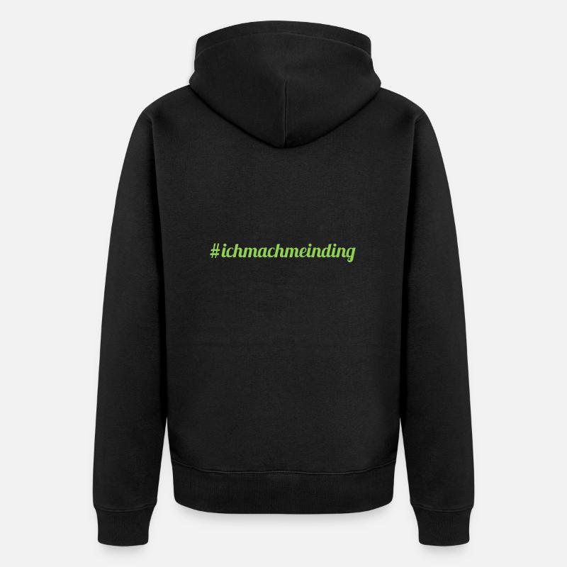 Je fais mon truc - Veste à capuche bio Premium Unisexe - noir