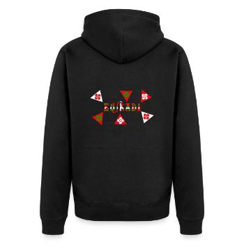 Euskadi Pays Basque - Veste à capuche bio Premium Unisexe - noir - Dos - Nico (187cm)