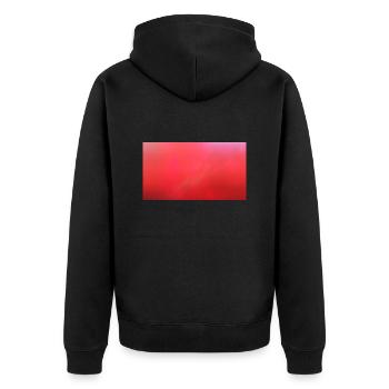 Firefighter Edition 122 - Unisex Premium Bio Zip Hoodie - Schwarz - Hinten - Nico (187cm)