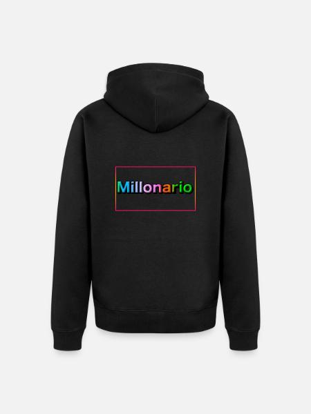 201442 - Unisex Premium Organic Zip Hoodie - black