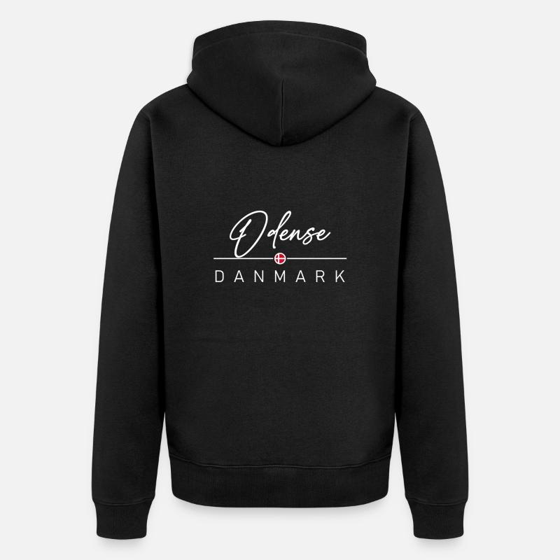 Dänemark - Odense - Danemark - Danemark - Veste à capuche bio Premium Unisexe - noir