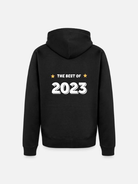 Best of 2023 - Unisex Premium Organic Zip Hoodie - black