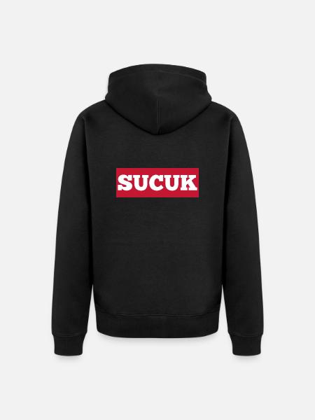 Sucuk 2 - Unisex Premium Organic Zip Hoodie - black