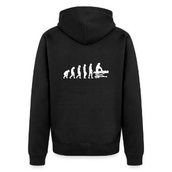 Doctor Nurse Doctor Medical Assistant - Unisex Premium Organic Zip Hoodie - black - Back - Nico (187cm)