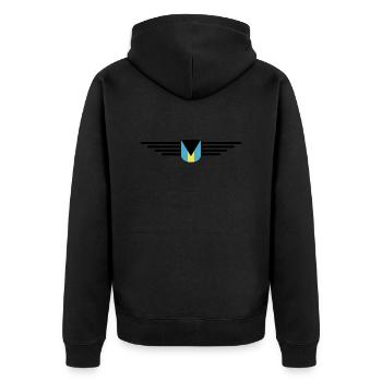 Fans des Bahamas : Design tropical - Veste à capuche bio Premium Unisexe - noir - Dos - Nico (187cm)