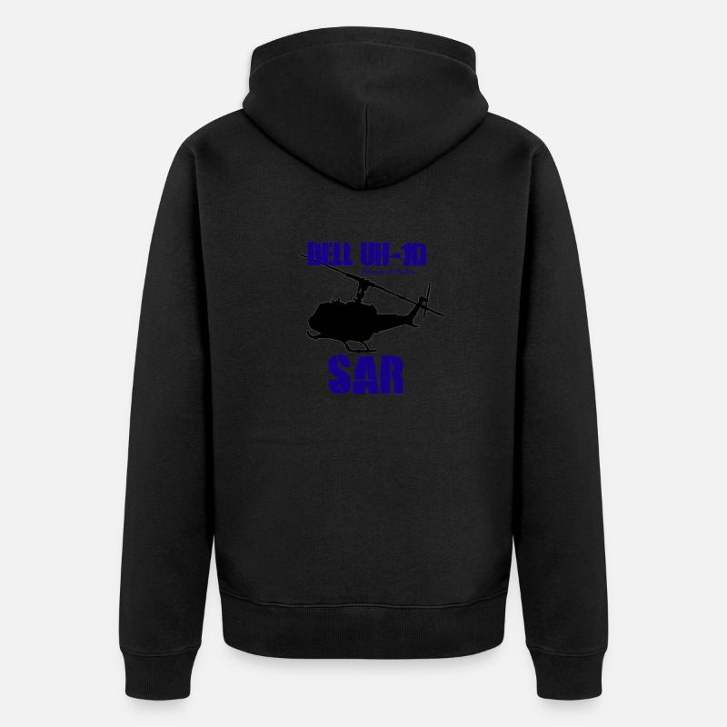 BELL SAR - Veste à capuche bio Premium Unisexe - noir