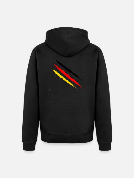 Wm scratch - Veste à capuche bio Premium Unisexe - noir