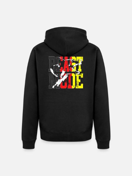 T-shirt de sport chien berger allemand bête de la mode IPO - Veste à capuche bio Premium Unisexe - noir