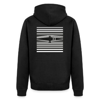 Agent Eye - Veste à capuche bio Premium Unisexe - noir - Dos - Nico (187cm)
