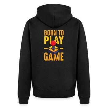 Gaming - Veste à capuche bio Premium Unisexe - noir - Dos - Nico (187cm)