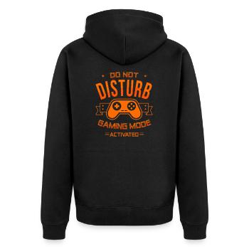 Gaming Gamer Mode de jeu - Veste à capuche bio Premium Unisexe - noir - Dos - Nico (187cm)