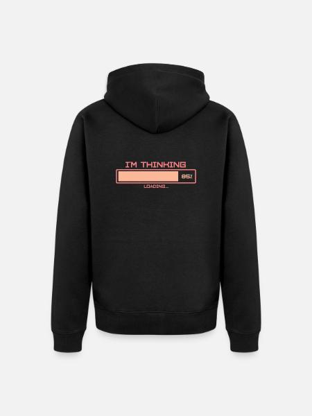 Game Spiel - Unisex Premium Bio Zip Hoodie - Schwarz