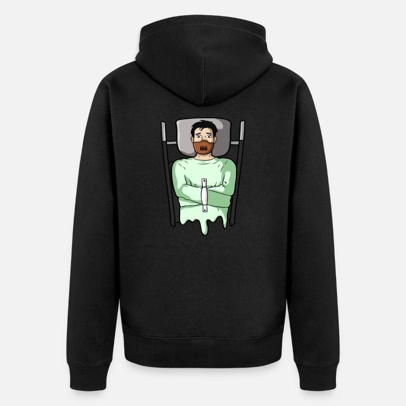 Cannibales - Cannibalisme - Veste à capuche bio Premium Unisexe - noir