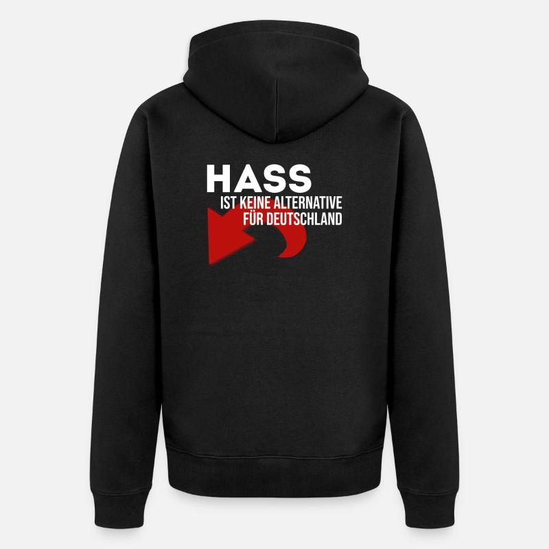 FCK AFD - Veste à capuche bio Premium Unisexe - noir