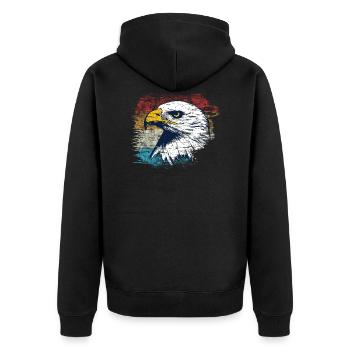 Aigle - Veste à capuche bio Premium Unisexe - noir - Dos - Nico (187cm)
