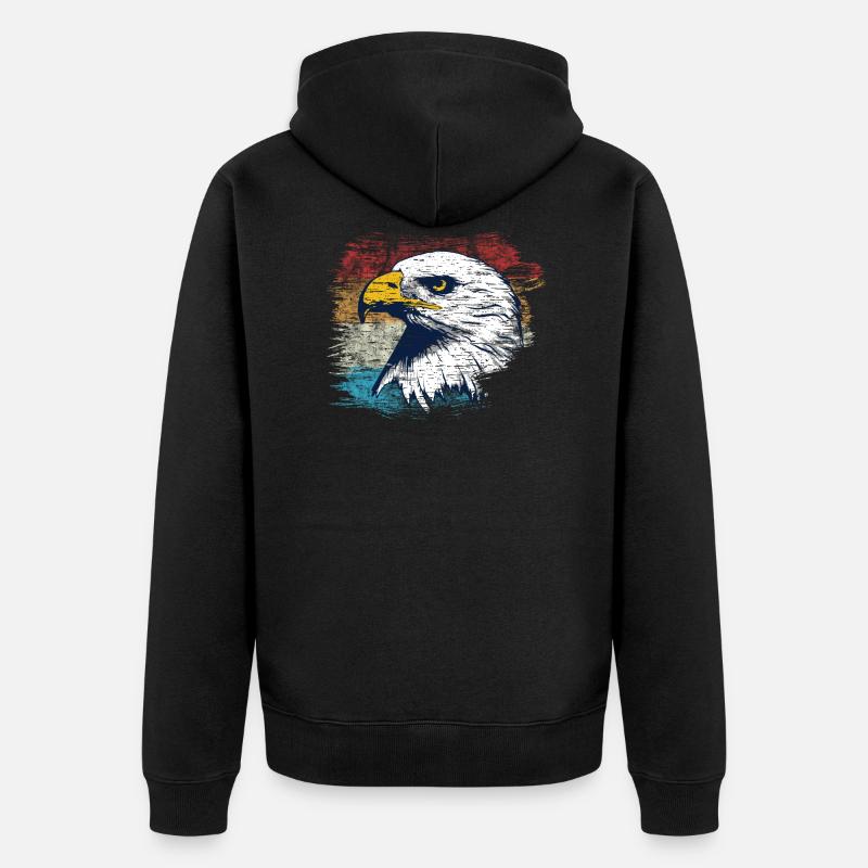 Aigle - Veste à capuche bio Premium Unisexe - noir