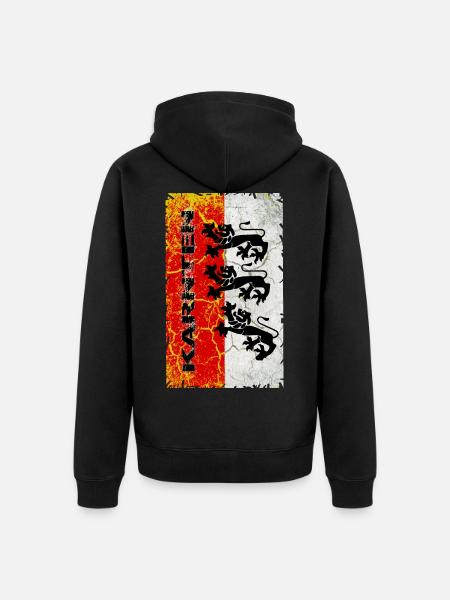 Carinthia - Unisex Premium Organic Zip Hoodie - black