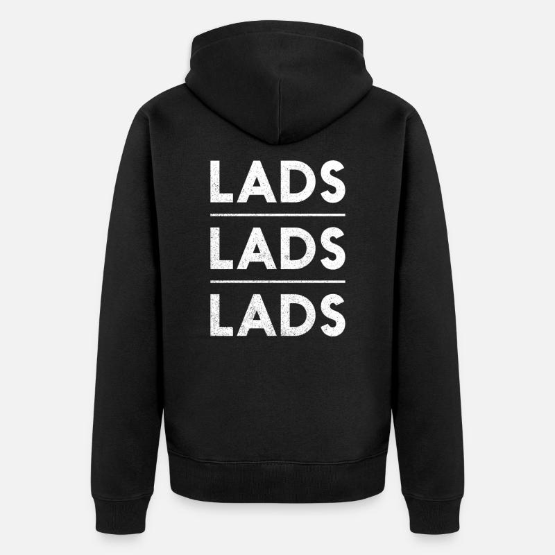 LADS LADS LADS - Veste à capuche bio Premium Unisexe - noir
