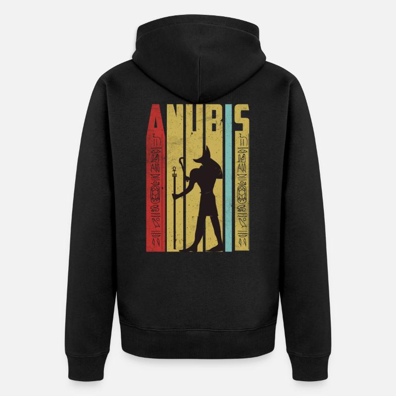 Égypte - Veste à capuche bio Premium Unisexe - noir