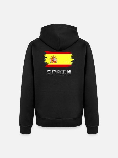 spain - Veste à capuche bio Premium Unisexe - noir