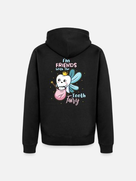 Assistante dentaire - Veste à capuche bio Premium Unisexe - noir