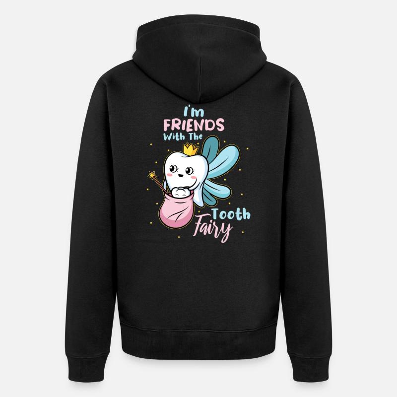 Assistante dentaire - Veste à capuche bio Premium Unisexe - noir